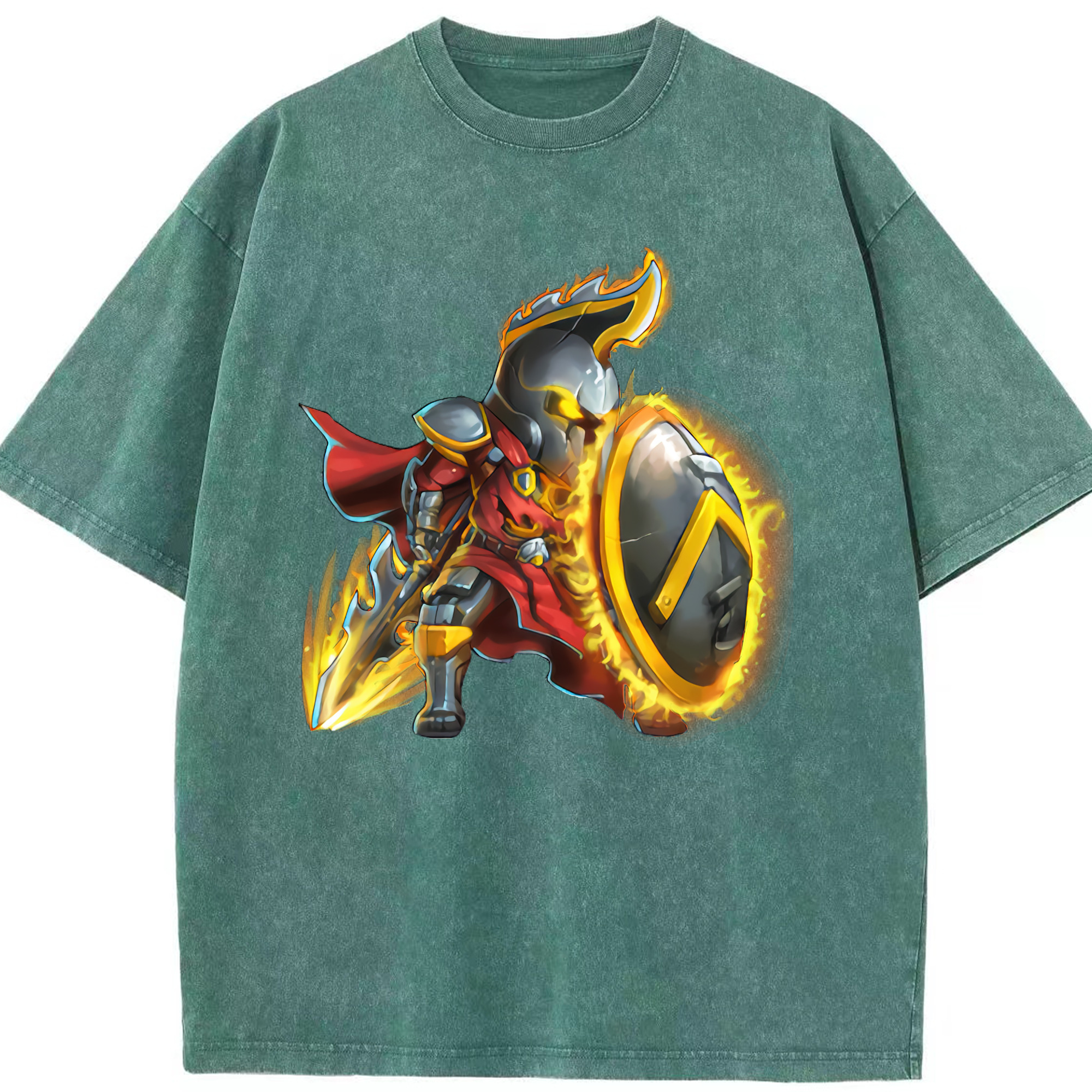リーグ・オブ・レジェンド League of Legends LOL 綿100% ヴィンテージ風 半袖Tシャツ（フロントプリント）